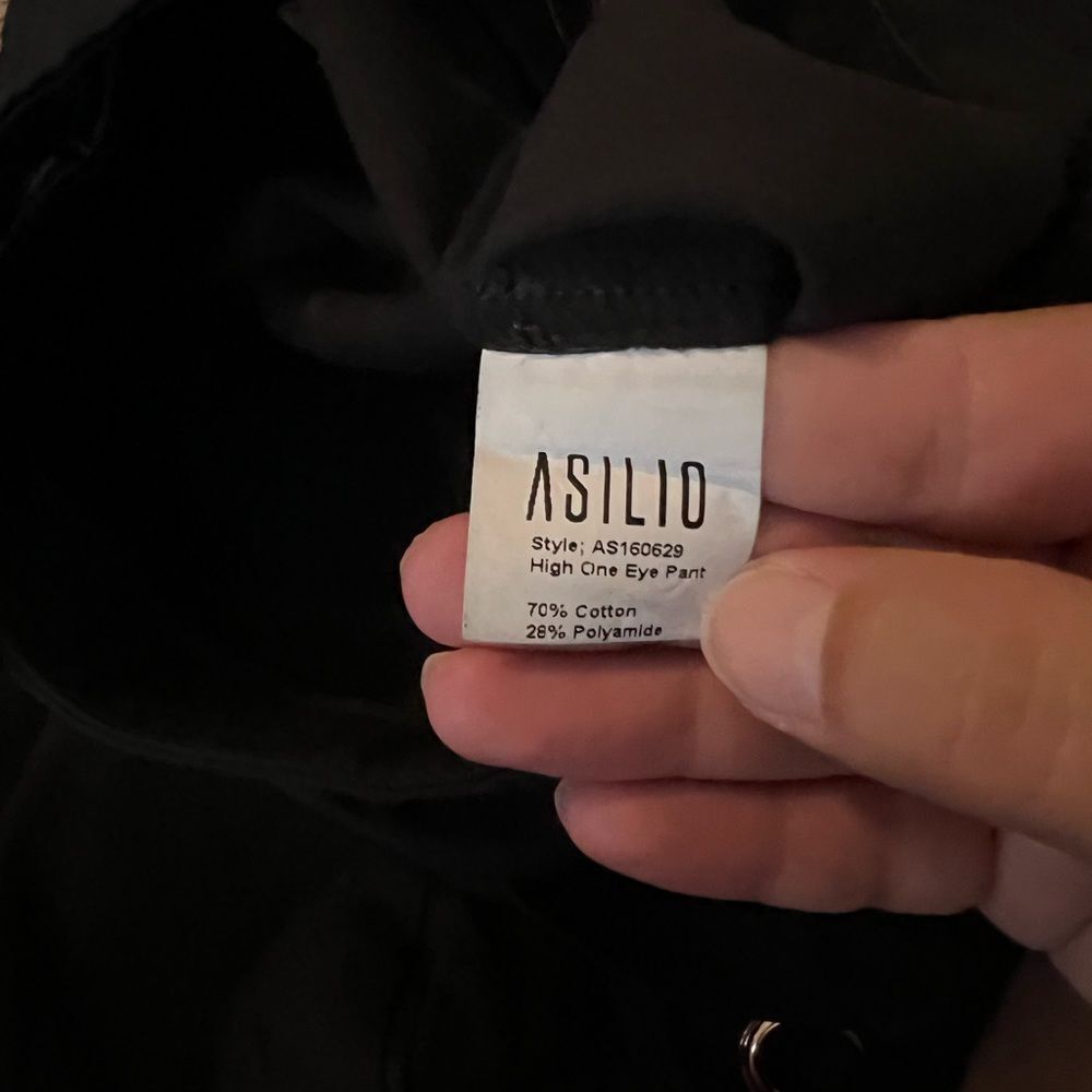 Asilio black pants 2 - Picture 7 of 7